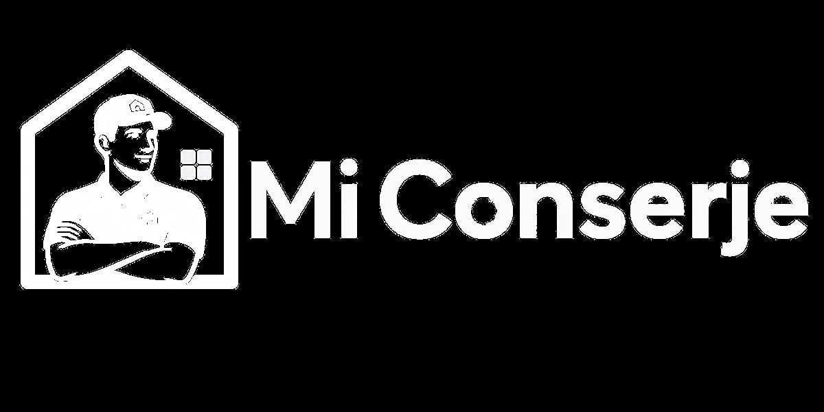 Mi Conserje — figura estilizada dentro de una casa